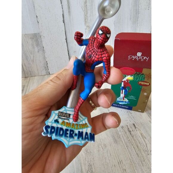 Carlton Spider-Man Spidey spotlight ornament 119 Xmas new - Picture 6 of 8